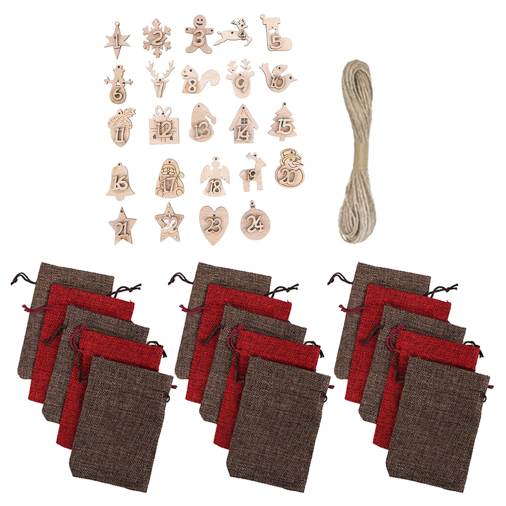 

1 Набор креативных рождественских сумок для конфет, декоративный подвесной Сумочка для елки, сумочка для подарков на вечеринку