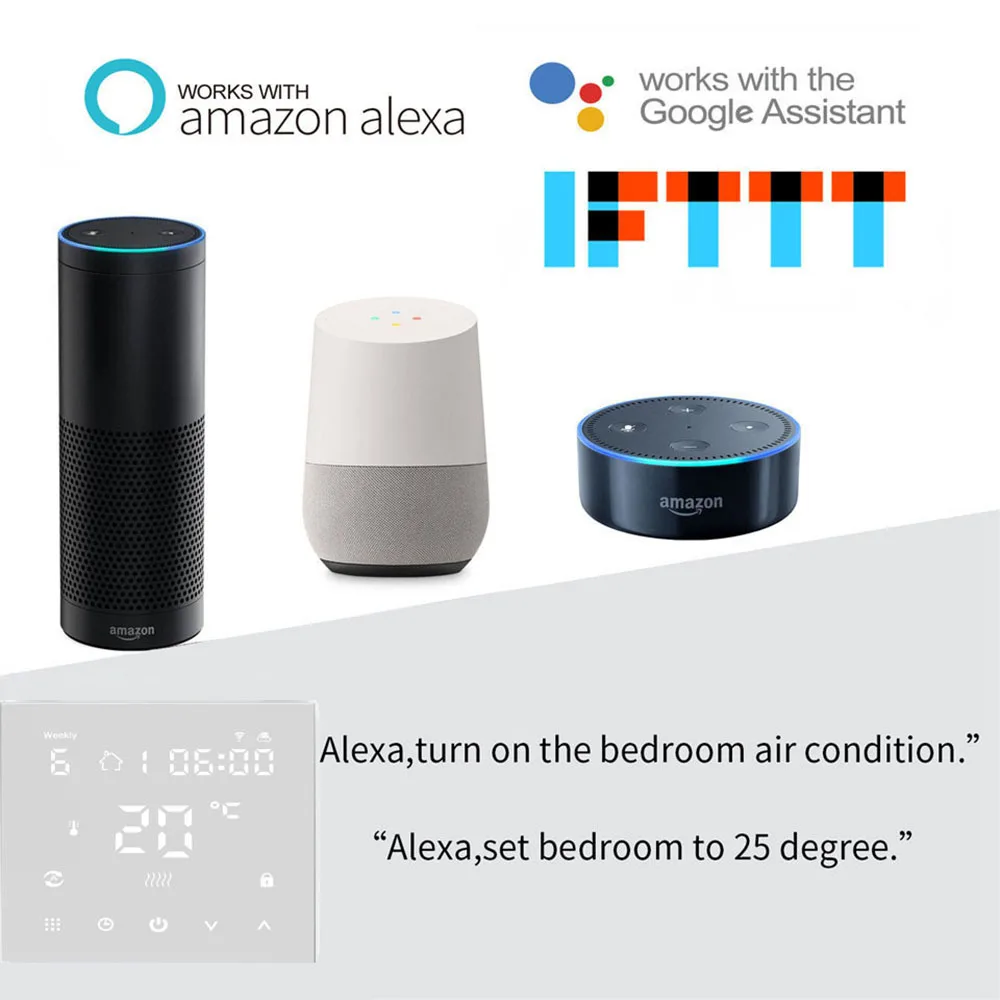 Tuya Smart Home thermostat терморегулятор 220v регулятор температуры для пола термостат
