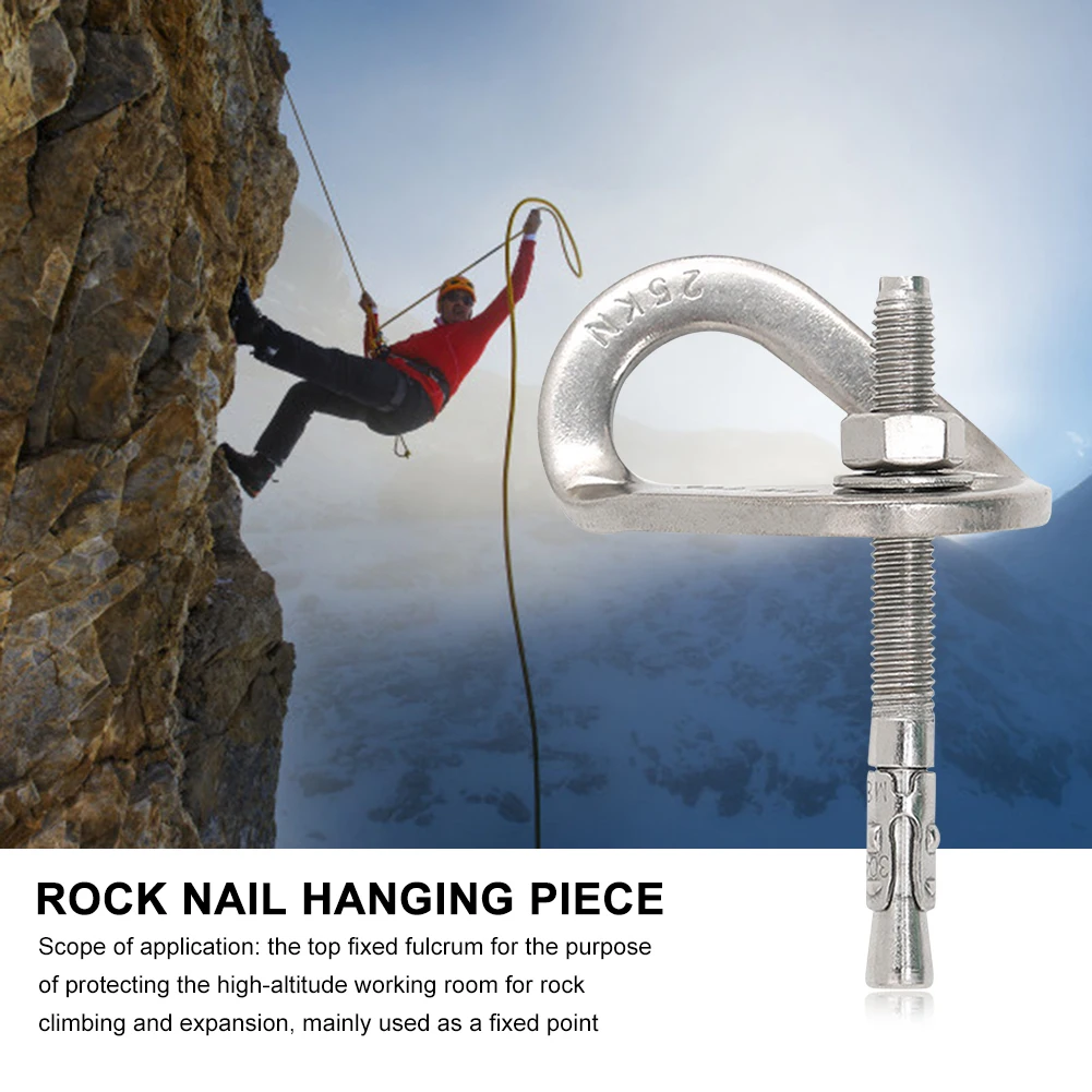 

Rock Climbing Nail Hanger Sheet Set Stainless Steel Outdoor Hiking Equipment Travelling Easy Carrying Portable Parts