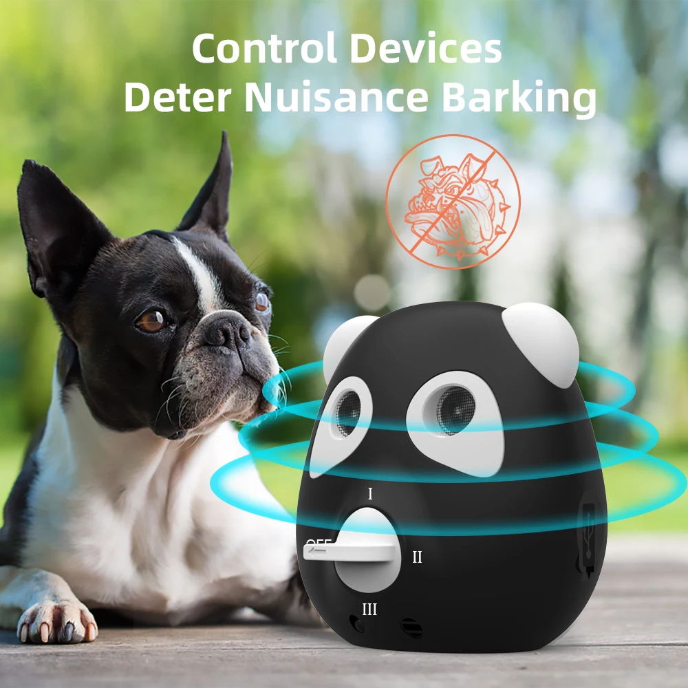 

For Ultrasonic Dog Bark Stopper Barking Deterrent 33 FT Distance Anti Barking Device Indoor Outdoor Dog Bark Control Device