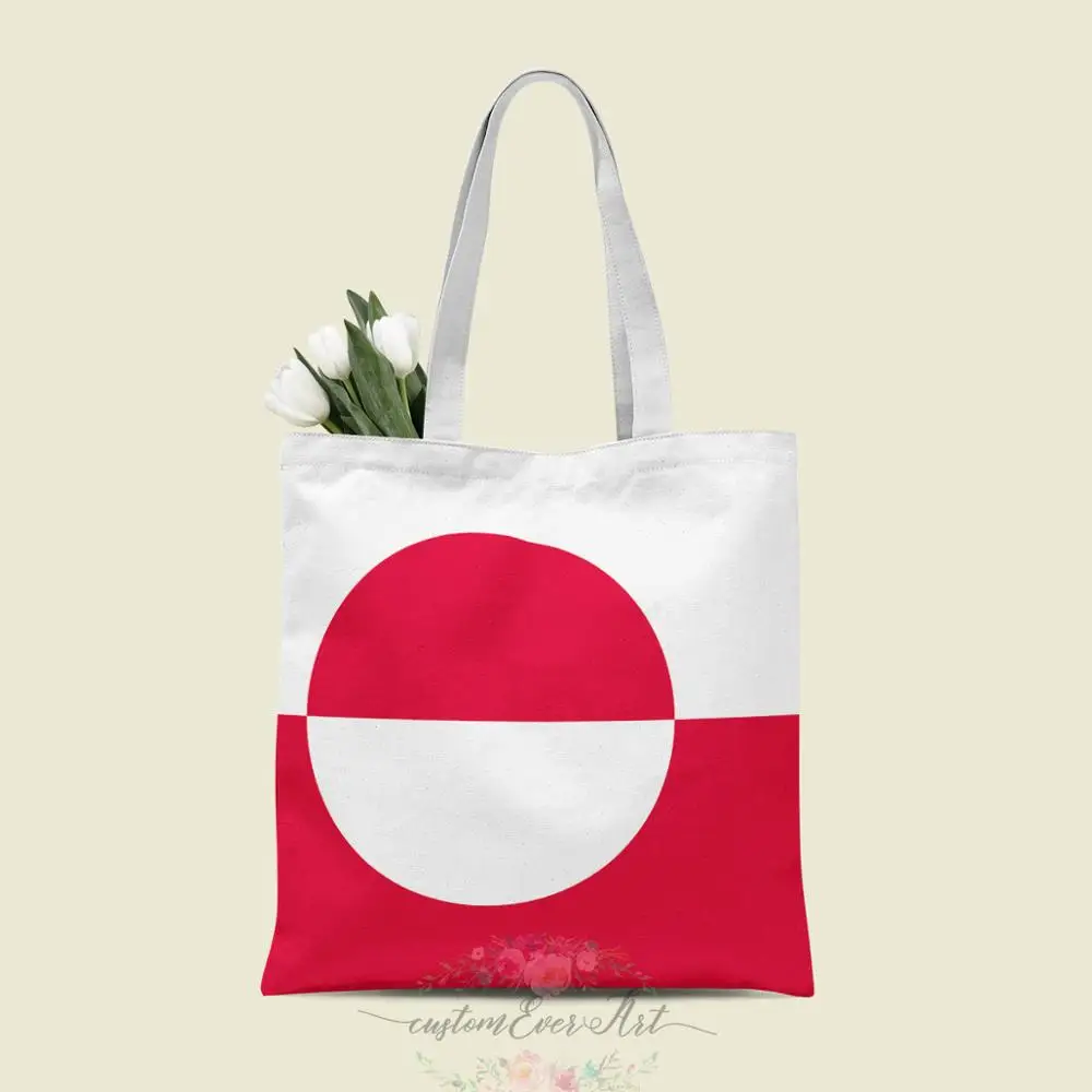 

Greenland tote bag custom canvas tote bags for women for teacher Birthday Bags Gift Bag personalized gifts