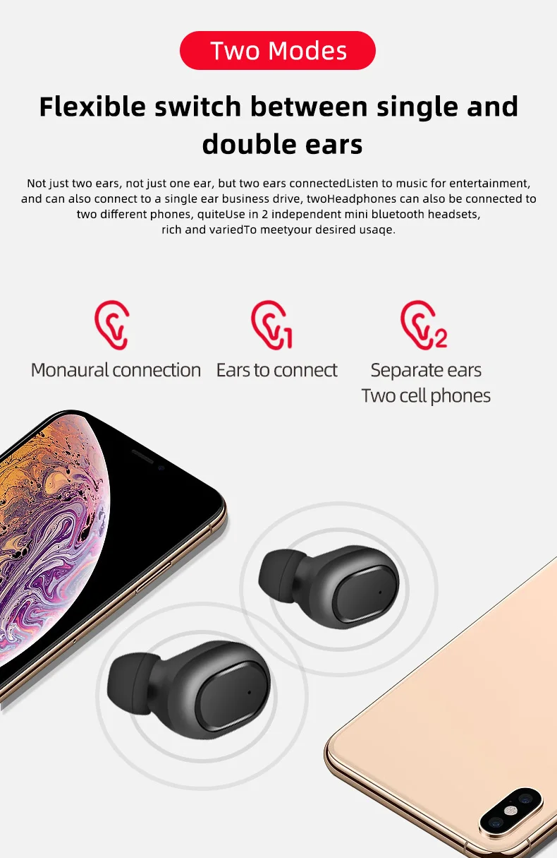 TWS M1 беспроводная гарнитура с Bluetooth VS Redmi Airdots наушники беспроводные наушники с микрофоном для iPhone Xiaomi huawei samsung