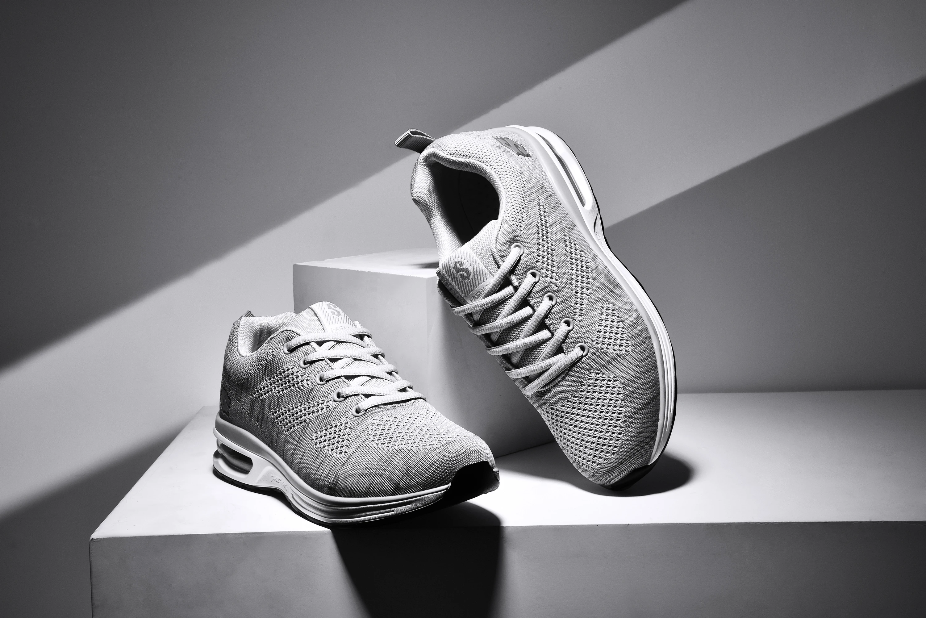 

Causal Shoes For Men Shoes For Men Casual Breathable Solid White Fashion Knitting Woven Sneakers Summer Leisure