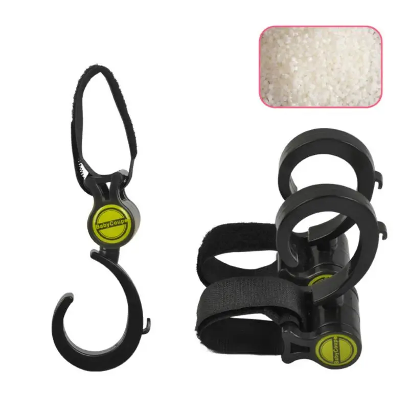 

Baby Stroller Hook Multifunctional 360 Basket Strap Bag Hanger Grip Accessories BX0D