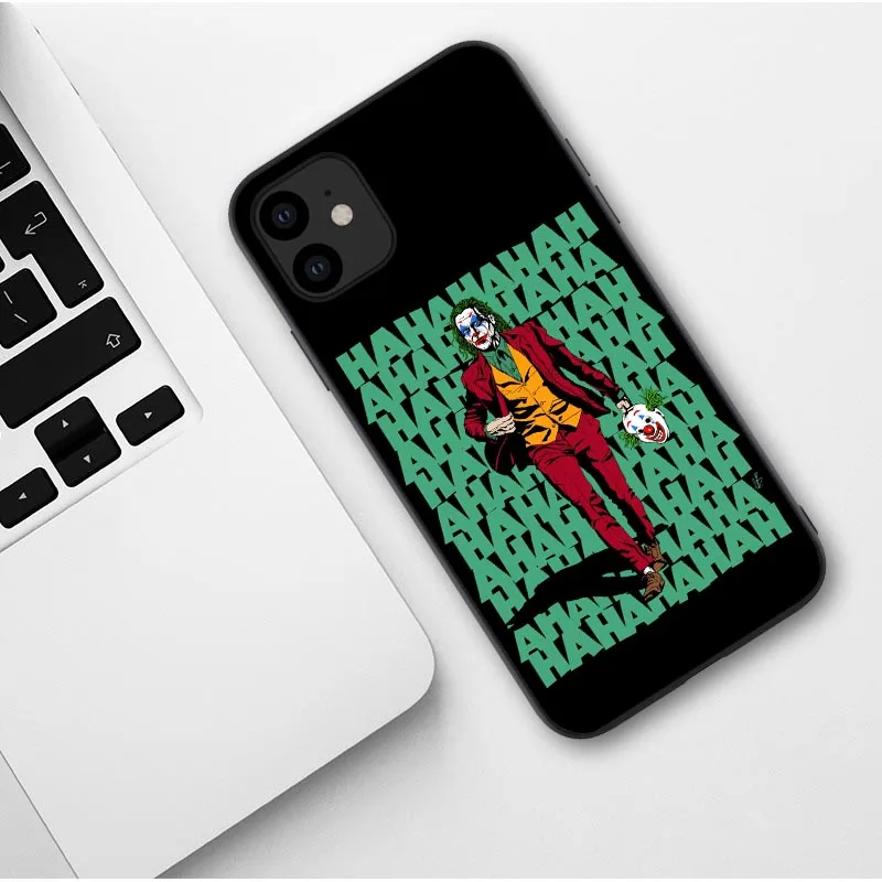 Чехол Joker Horror Movie Joaquin Phoenix для iPhone 11 Pro Max X 7 8 Plus XR XS MAX Black