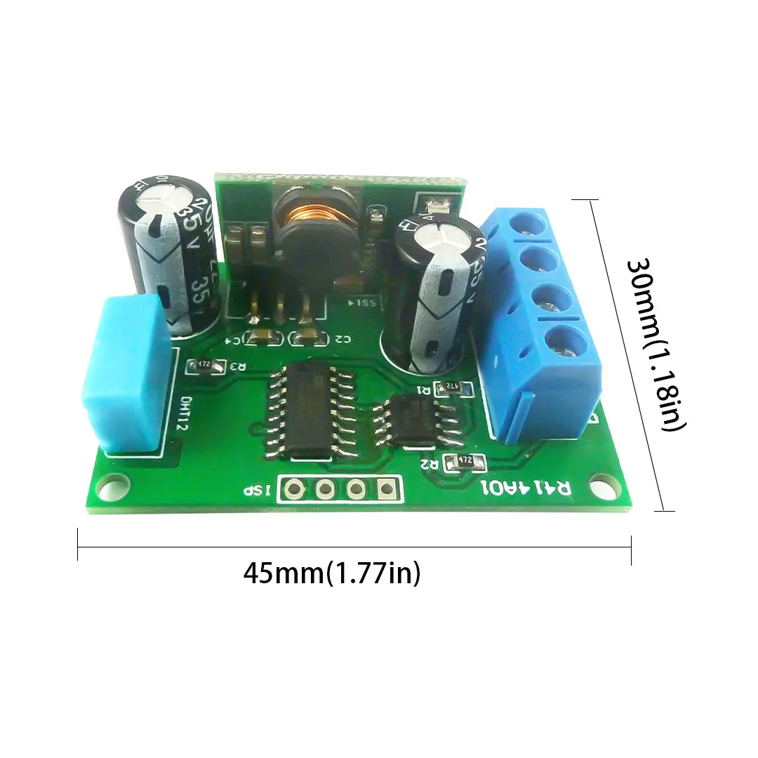 

Temperature Sensor Module Control Switch Board RS485 Modbus RTU Remote Acquisition Digital Thermostat Temperature Sensor Board