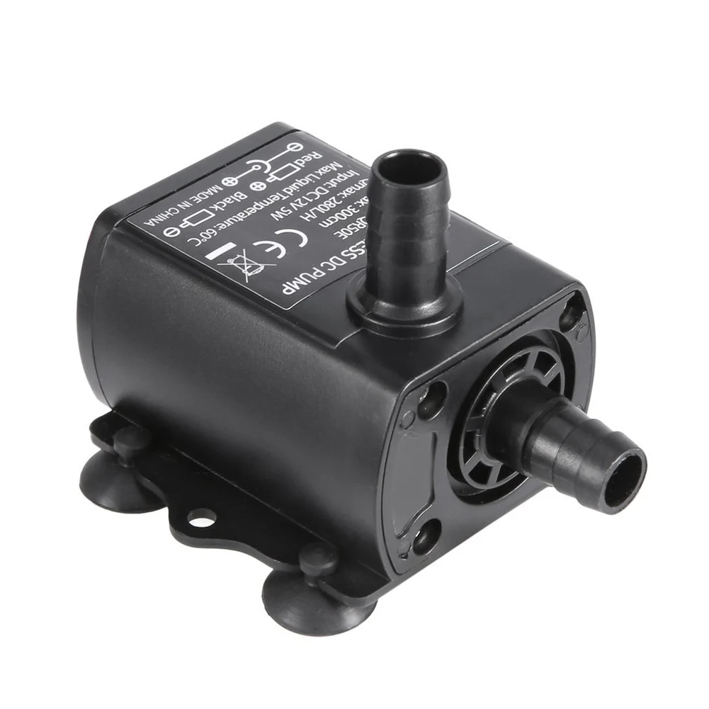 Бесщеточный Водяной мини-насос постоянного тока 12 В 300 л/ч см подъемный погружной