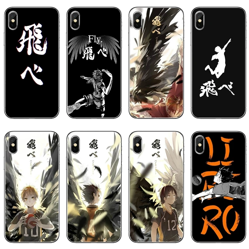 Новые аксессуары для Аниме haikyuu Fly чехол телефона Xiaomi Mi 9 8 SE Pro A2 Lite 6X 5 4 A3 A1 Note Max Mix 2 3