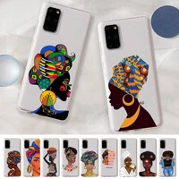 cartoon south africa woman phone case for samsung a 10 20 30 50s 70 51 52 71 4g 12 31 21 31 s 20 21 plus ultra