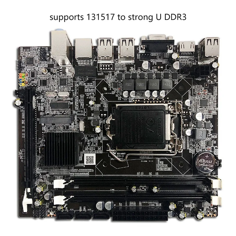 Материнская плата AU42 -H55 LGA 1156 поддерживает процессор I3 530 I5 760 память Ddr3 ОЗУ