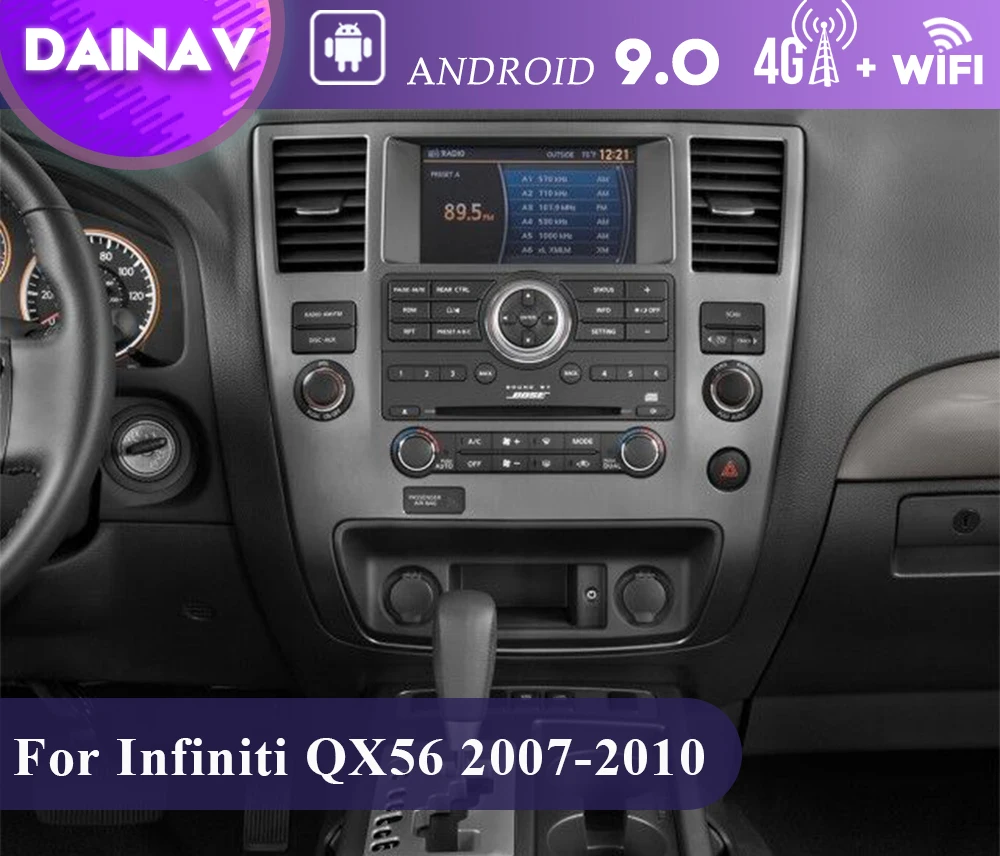 

Автомобильный мультимедийный DVD-видеоплеер с HD-экраном на Android 2Din для Infiniti QX56 Amanda 2007 2008-2010, стерео радио, GPS-навигация
