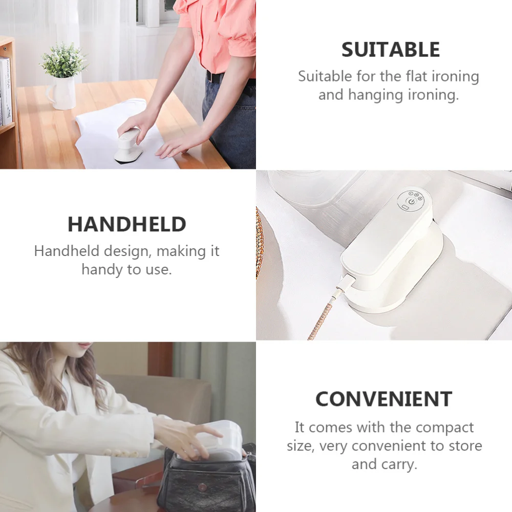 

1 Set Handheld Electric Iron Mini Electric Iron Portable Travelling Clothes Iron