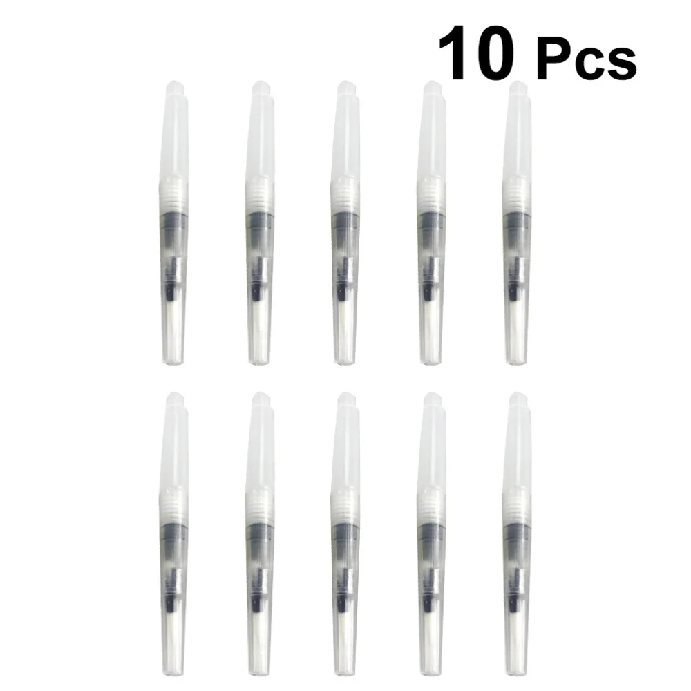 

10pcs Water Coloring Brush Pens Watercolor Painting Brushes Pen Drawing Brush Pens for Water-soluble Pencil Water Color Markers