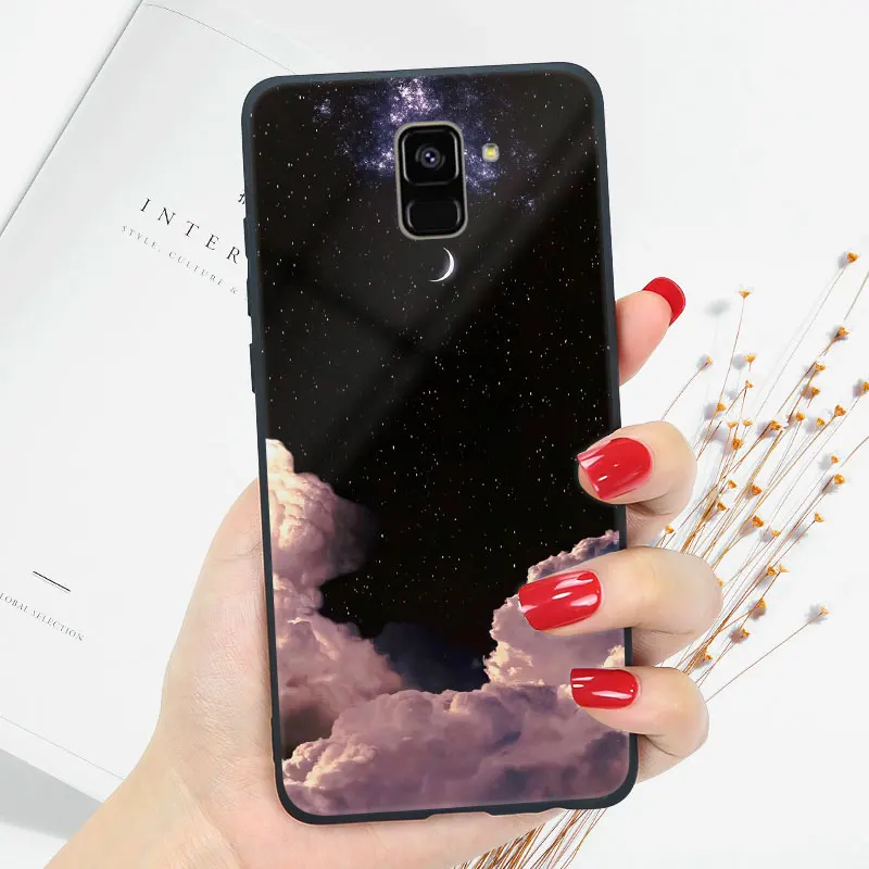 Чехол для Samsung J4 Plus чехол Galaxy J6 2018 J3 J5 J7 2017 глянцевый яркий | Мобильные телефоны и