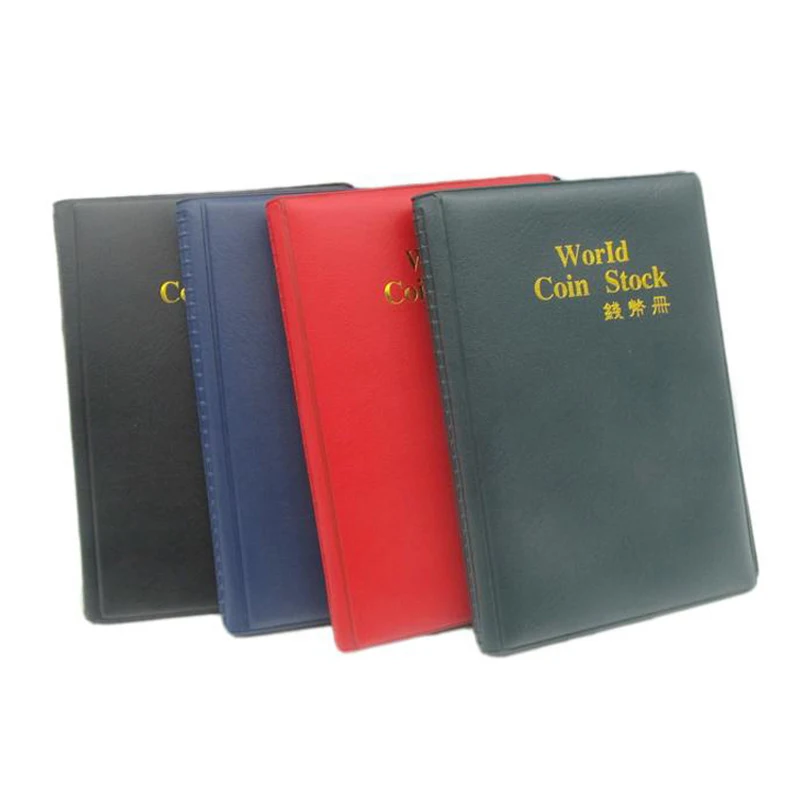 Альбом для монет в клетку 10 страниц 120 дюймов мини альбом с кармашком хранения во