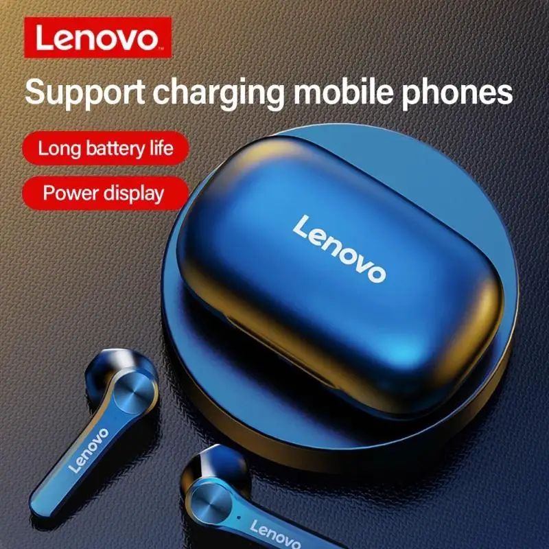 Оригинальные Водонепроницаемые спортивные наушники Lenovo беспроводные