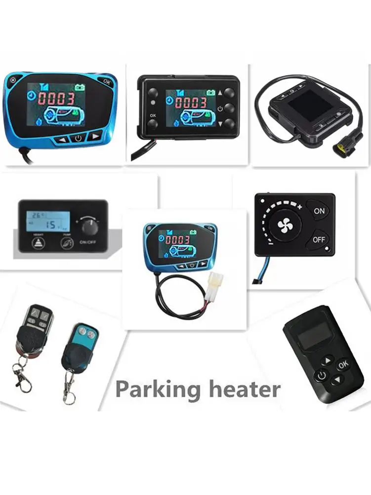 

Аксессуары для дизельного обогревателя, 12 В, 24 В, контроллер переключателя автомобильного обогревателя, ЖК-монитор, переключатель, контролл...