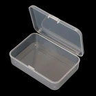 Маленькие Прозрачные Пластиковые ящики для хранения Прозрачный квадратный многоцелевой Чехол для дисплея