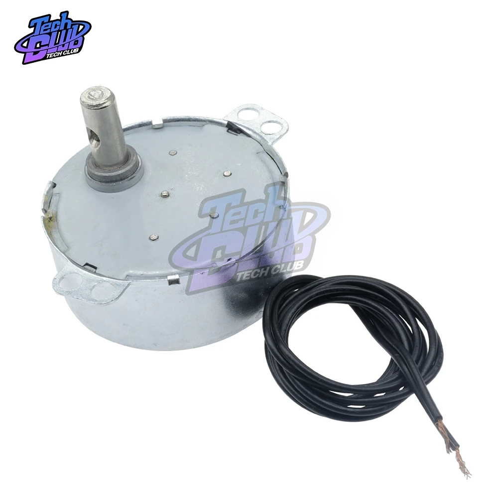 TYC-50 AC 220V 50/60Hz синхронный двигатель 5-6 об/мин CW по и против часовой стрелки 4W 10 мм