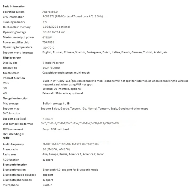 2 Din Android 9 0 dvd плеер автомобиля мультимедиа FORD Focus II (2005 2007) C Max Fusion (2006 2011) радио gps
