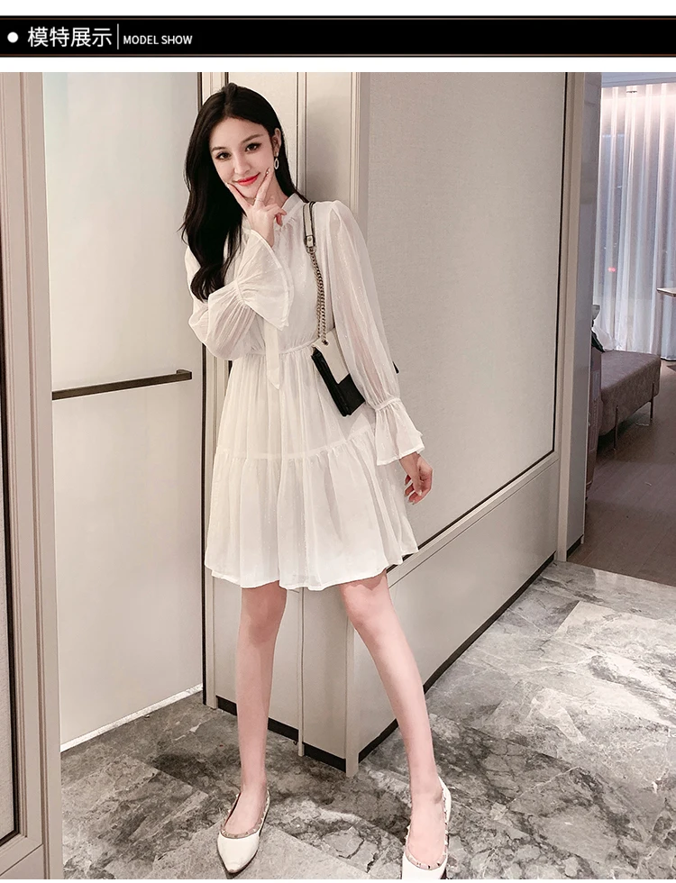 2019 Runway Dress Women High Quality Fashion Large Long Sleeve Elegant Ladies | Женская одежда