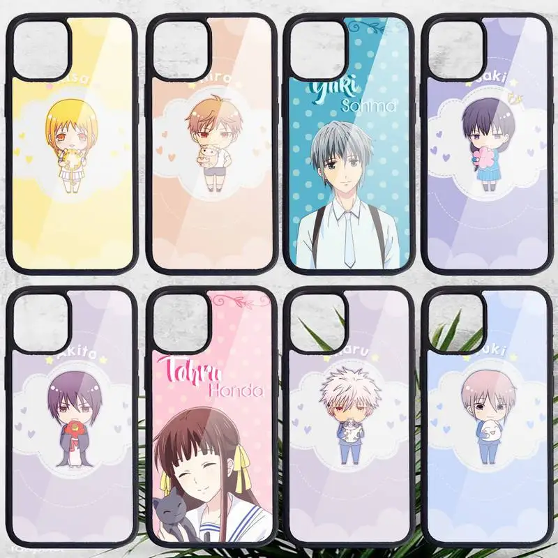 

Anime Fruits Basket Phone Case PC for iPhone 11 12 pro XS MAX 8 7 6 6S Plus X 5S SE 2020 XR