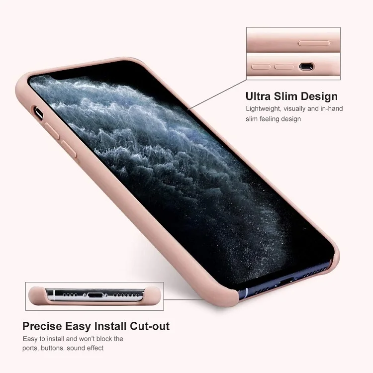 Жидкий силиконовый чехол для iPhone 11 Pro Max TPU+ PC темно-зеленый жидкий силиконовый чехол для iPhone 11 Pro