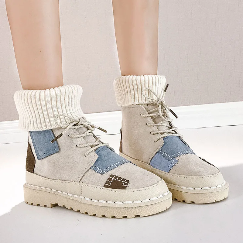 Женские носки Сезон осень зима Новая модная повседневная обувь с высоким берцем