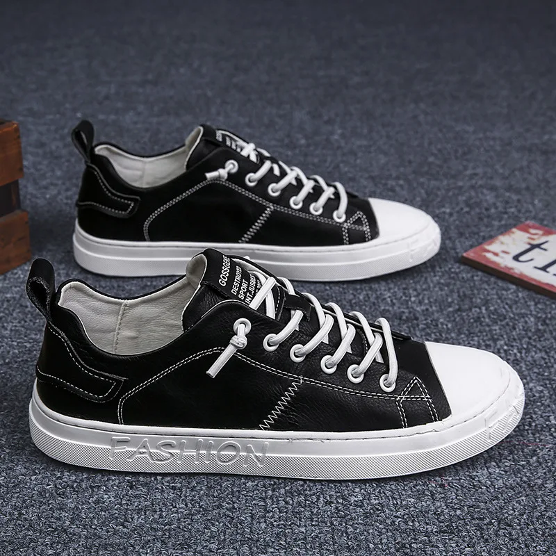 100% обувь из натуральной кожи мужские кроссовки повседневная кожаная мужская