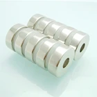 Супер сильные неодимовые магниты с отверстием редкоземельный NdFeB постоянный магнитный диаметр кольца dia5mm до dia20mm