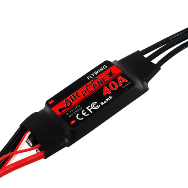 FLYWING 30A/40A 2 3S бесщеточный ESC с 5V 2A BEC контроллер скорости двигателя Дрон самолетов