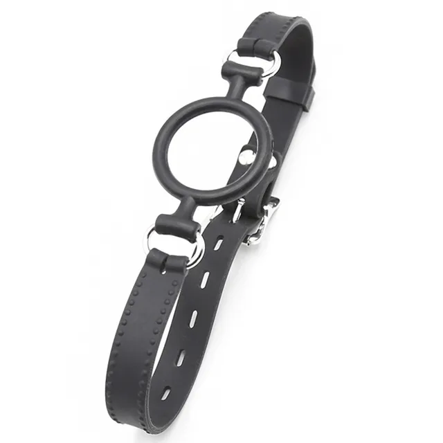 "Silicone Sweetheart" Open Mouth Ring Gag 4