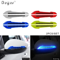 1 pair car rearview mirror reflective sticker safety warning for renault toyota bmw audi porsche mazda auto styling accessories