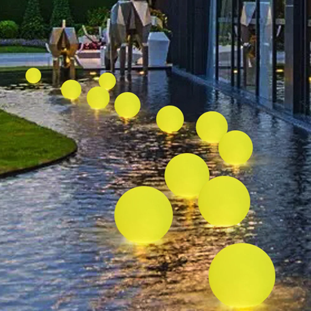 

Waterproof IP68 16 RGB Color LED Spa Pool Light Bathtub Floating Ball Lights Remote Control Toy Kids Gift Outdoor Night Light
