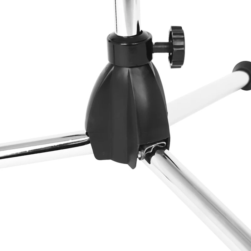 

Microphone Stand, Tripod Mic Stand Boom with Mic Clips, Height Adjustable, Light Weight