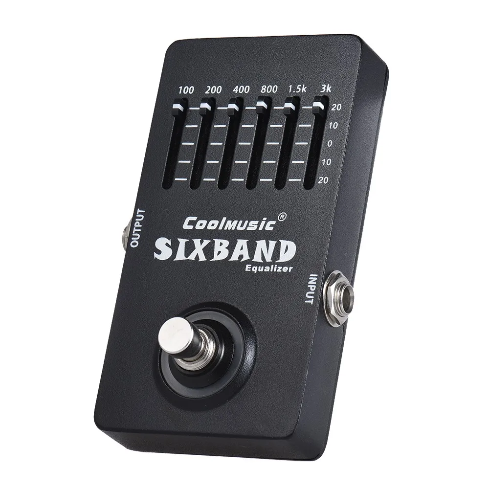 Electric Guitar Equalizer Effect Pedal 6-Band EQ Full Metal Shell True Bypass | Спорт и развлечения