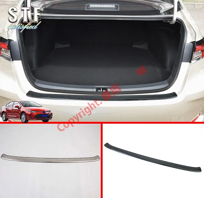 

Защита для порога заднего бампера из нержавеющей стали для Toyota Corolla E210 Sedan 2019 2020