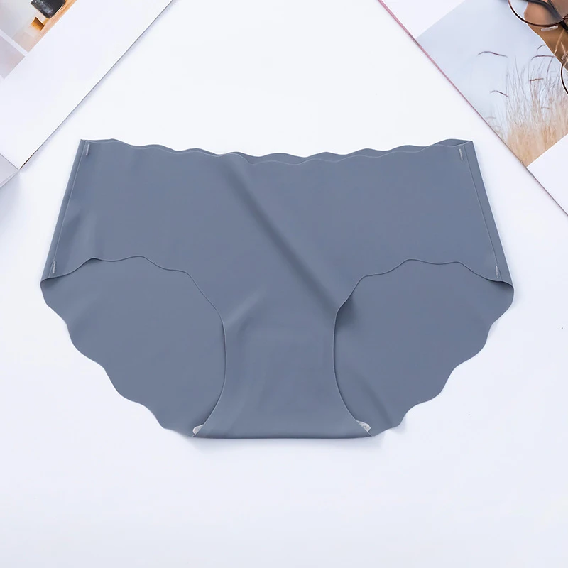 Женские Бесшовные безопасные трусы с заниженной талией эластичное дышащее
