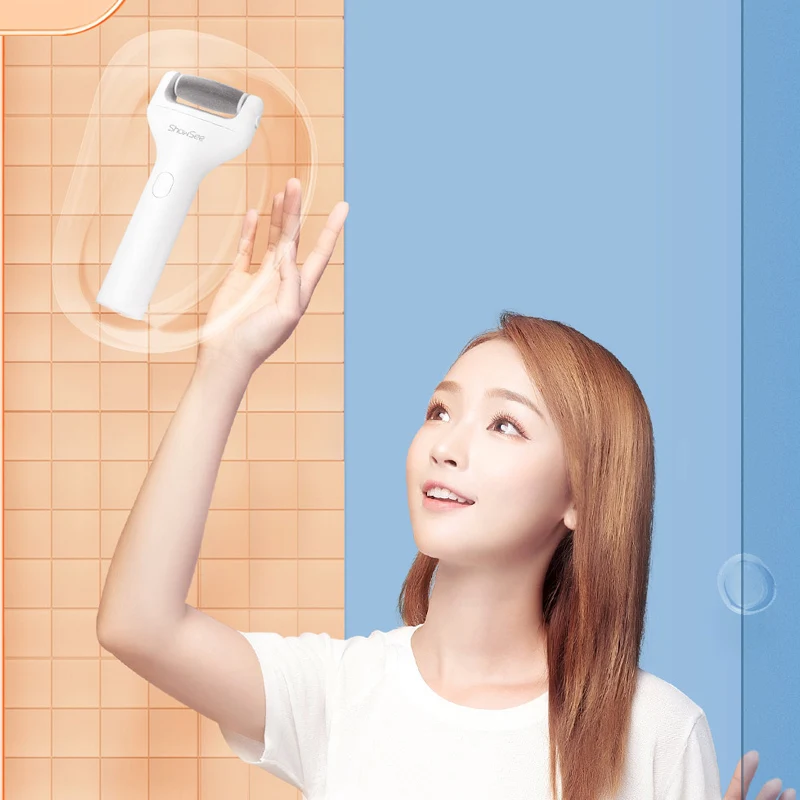 

Xiaomi Youpin ShowSee электрическая шлифовальная машина для ног удаление мозолей перезаряжаемые Водонепроницаемые Инструменты для педикюра с 2 насадками для шлифовки