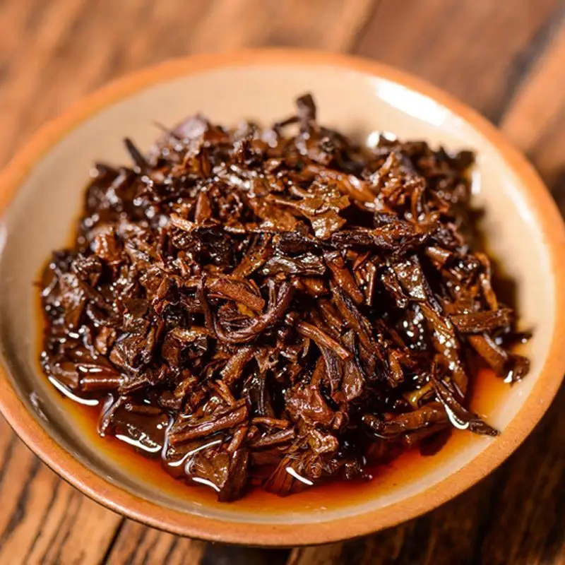 

357G Pasha Luck, Wealth, Long-Lived and Happy Ancient Tree Pu'er Tea Yunnan Pu'er Cooked Tea Cake