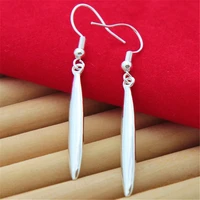 new 925 sterling silver earrings single needle earrings for women fashion jewelry wedding gifts