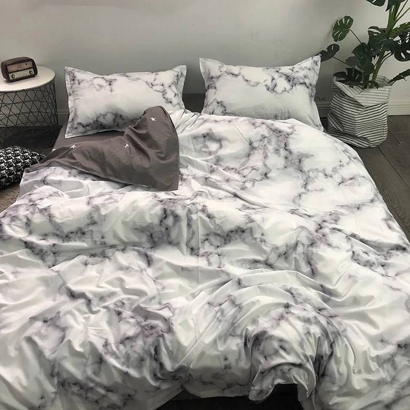 Простое одеяло постельные принадлежности пододеяльник хлопок двуспальные