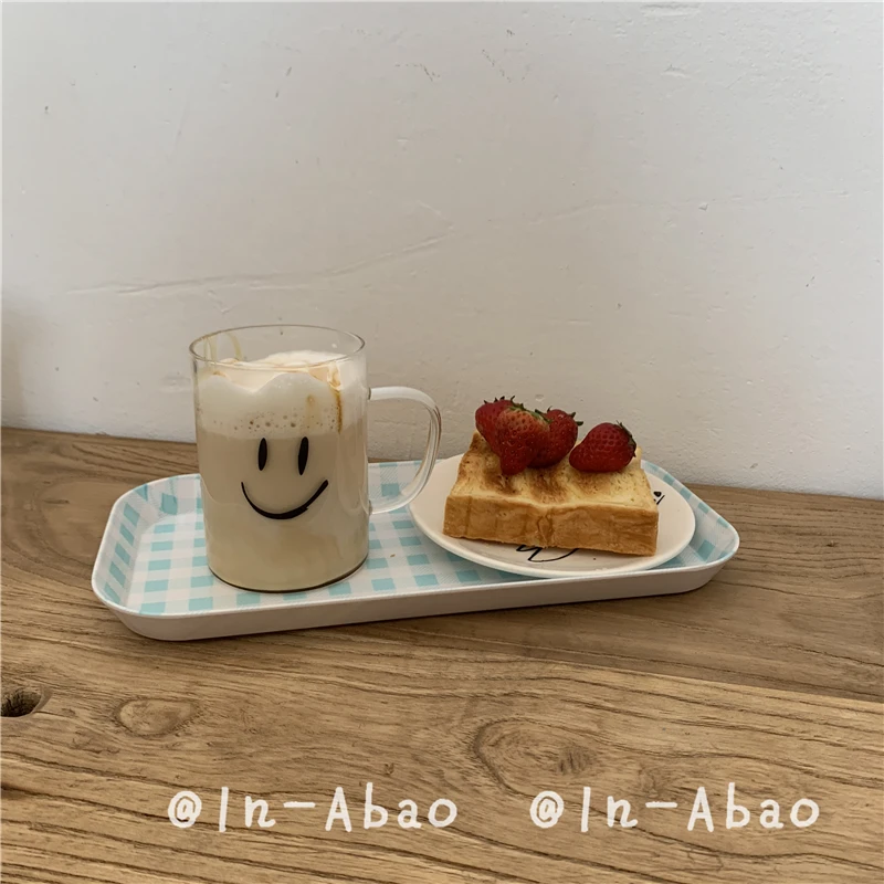 Милая Корейская Стандартная Круглая Простая чашка для воды креативные