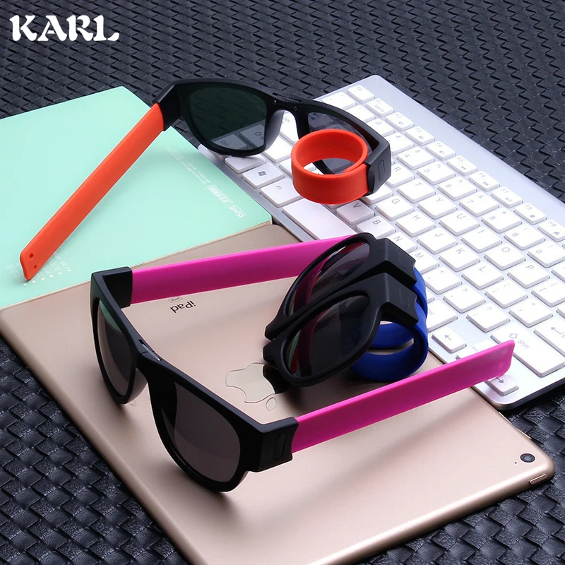 Карл солнцезащитные очки UV400 поляризационные женские сланцы браслет для мужчин