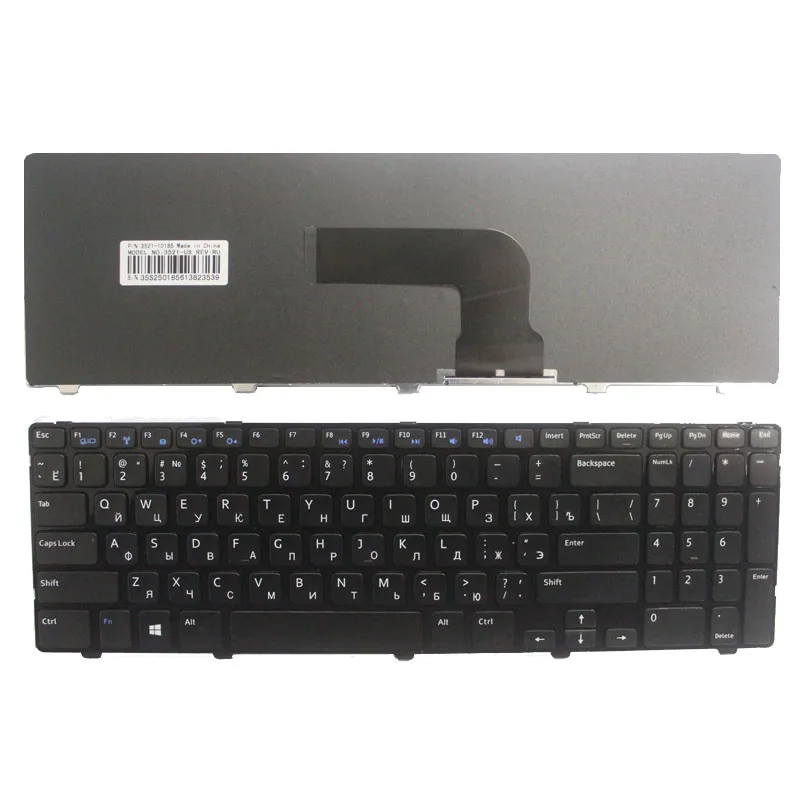 Русский ноутбук Keyboad для DELL insprion 15V 3521 15R 5521 M531R 2521 3537 5528 3328 5421 5537 PK130SZ1A00 15V-1316 15-5535 |