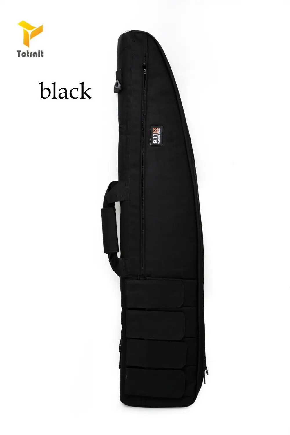 Black HANWILD Мультикам 120 см пистолет винтовка сумка Открытый тактический Сумка Для Переноски Чехол для военного оружия сумка на плечо для страйкбола стрельба Painti - Цвет: Black