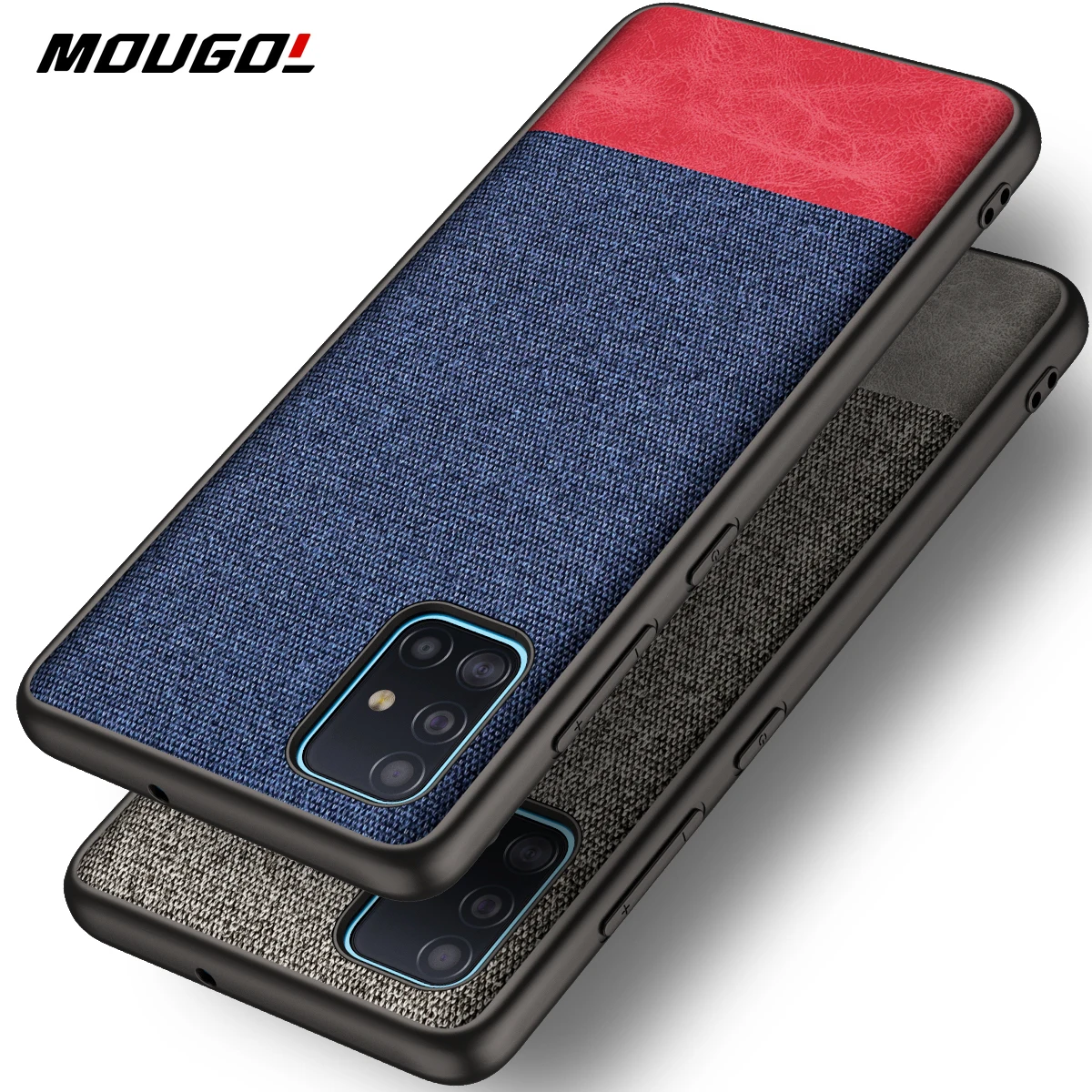

For Samsung S10 Case Shockproof Cover Cloth Fabric Silicone Case for Samsung Galaxy S7 Edge S8 S9 S10 5G Plus S10e Lite Case