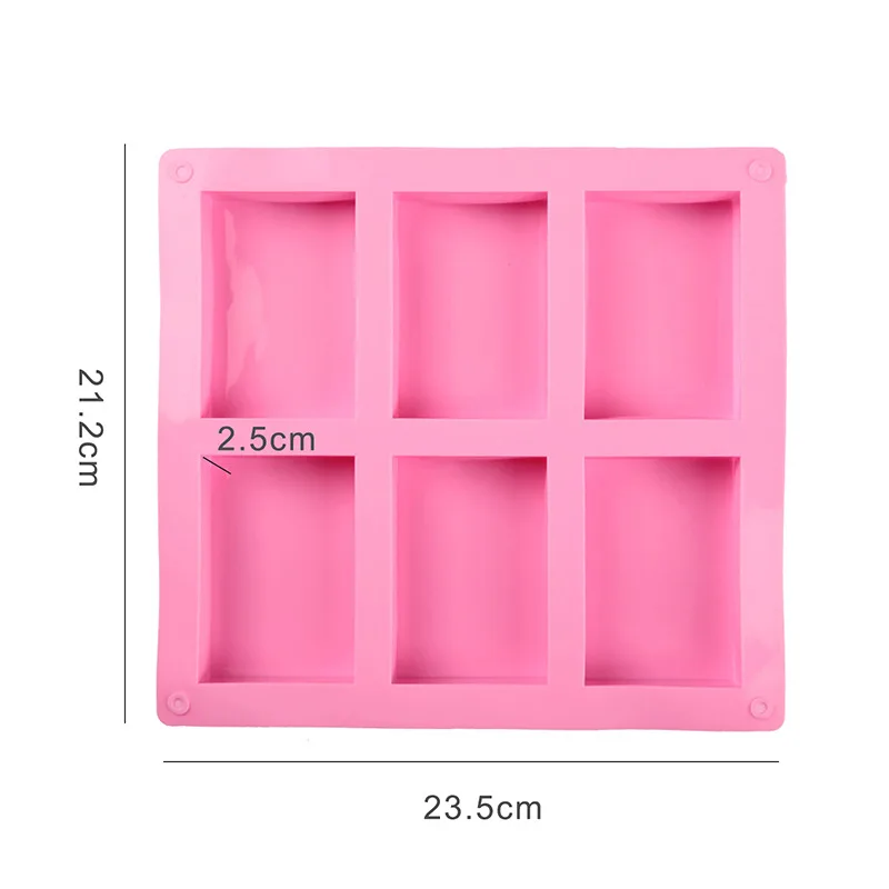 Силиконовая форма для формы ароматерапии сделай сам квадратные восковые