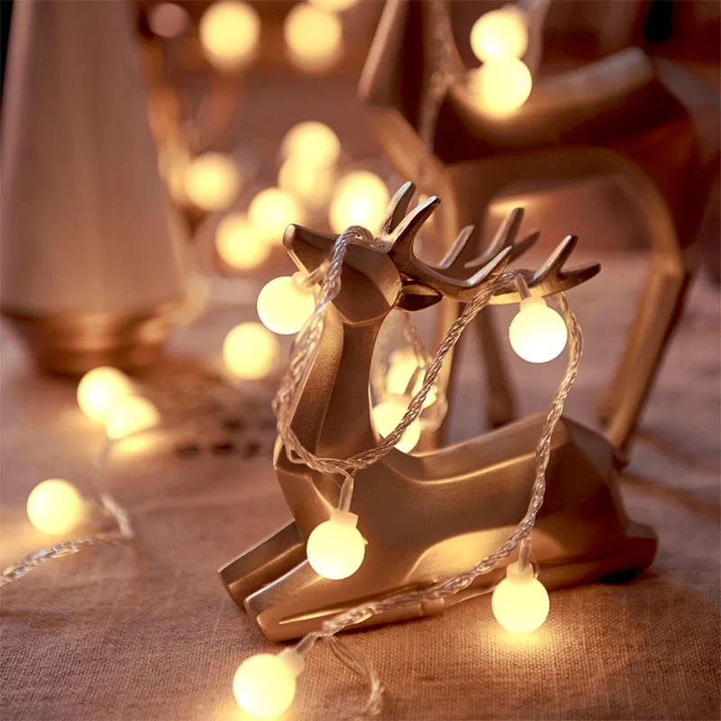 

Светодиодная гирлянда, 3 м, 20 светодиодов, гирлянда с шариками, гирлянда с аккумулятором/USB-разъемом, для свадьбы, праздника, вечеринки, украш...