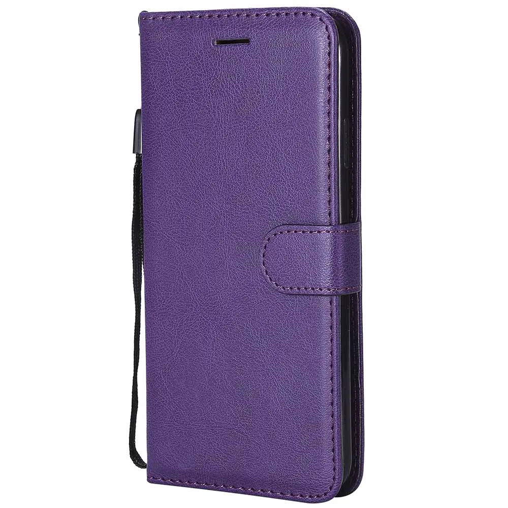 Purple Кожаный флип-чехол для samsung Galaxy S11 S10e S10 S9 S8 плюс S7 S6 край S5 S4 S3 Примечание 10 Pro 9 8 4 3 A10E A20E телефона B128 - Цвет: Purple